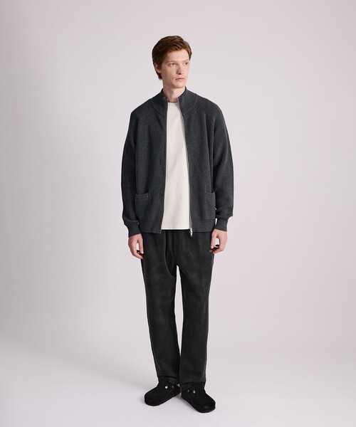 Saturdays NYC（サタデーズ ニューヨークシティ ）の「Henderson Zip Thru Knit（ニット/セーター・メンズ・ブルー/グレー・XL/M/L）」の10枚目の写真