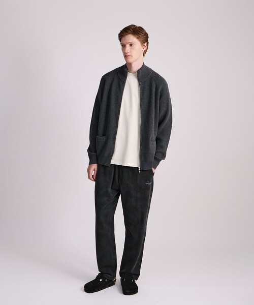 Saturdays NYC（サタデーズ ニューヨークシティ ）の「Henderson Zip Thru Knit（ニット/セーター・メンズ・ブルー/グレー・XL/M/L）」の11枚目の写真