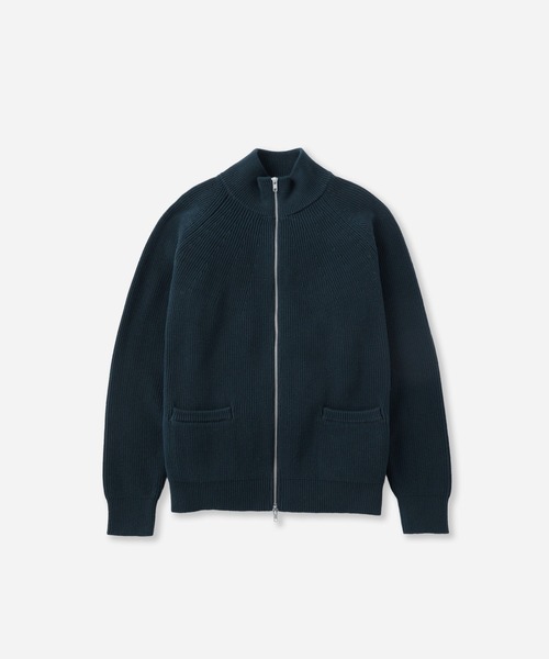 Saturdays NYC（サタデーズ ニューヨークシティ ）の「Henderson Zip Thru Knit（ニット/セーター・メンズ・ブルー/グレー・XL/M/L）」の21枚目の写真
