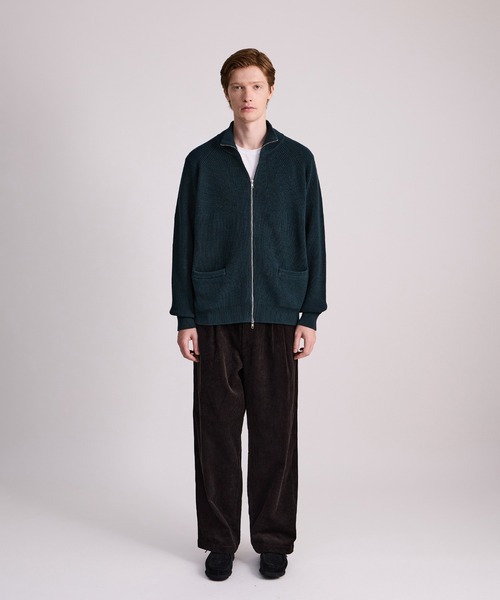 Saturdays NYC（サタデーズ ニューヨークシティ ）の「Henderson Zip Thru Knit（ニット/セーター・メンズ・ブルー/グレー・XL/M/L）」の22枚目の写真