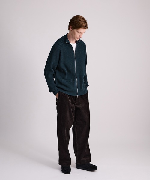 Saturdays NYC（サタデーズ ニューヨークシティ ）の「Henderson Zip Thru Knit（ニット/セーター・メンズ・ブルー/グレー・XL/M/L）」の20枚目の写真