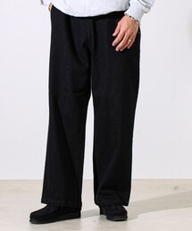 GLOSTER（グロスター）の「【シーズンレス/ストレスフリーな穿き心地】ワイドストレッチデニムパンツ（デニムパンツ）」