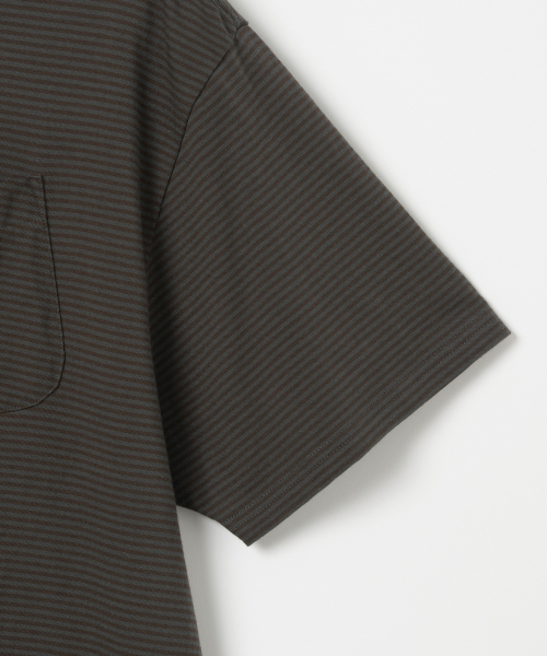 Millo Archive（ミロ アーカイブ）の「ストライプポケットTシャツ[ヴィンテージブラウン]（Tシャツ/カットソー・メンズ・その他・MEDIUM/LARGE/X-LARGE）」の4枚目の写真