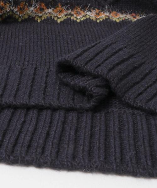 F by ROSSO（エフバイロッソ）の「F by ROSSO　ノルディック柄ニットプルオーバー（ニット/セーター・レディース・グレー/ネイビー・FREE）」の22枚目の写真