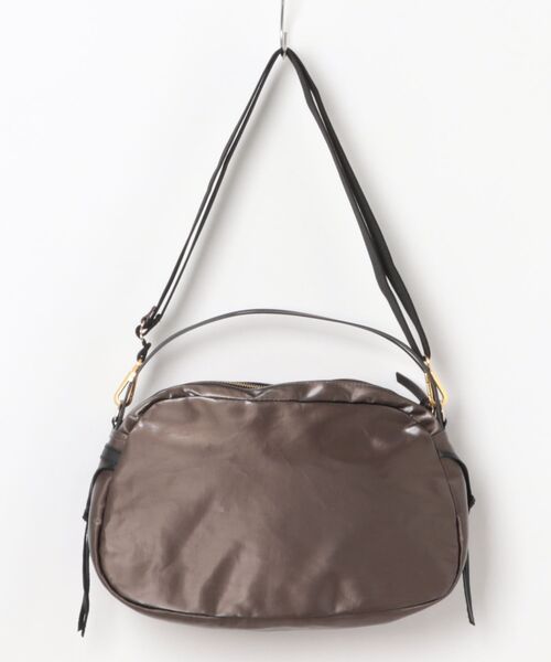 Jack Gomme（ジャックゴム）の「【JACK GOMME】ショルダーバッグ　LEBOWL Sac bowling（ショルダーバッグ・レディース・ブラック/アッシュブラウン・FREE）」の14枚目の写真