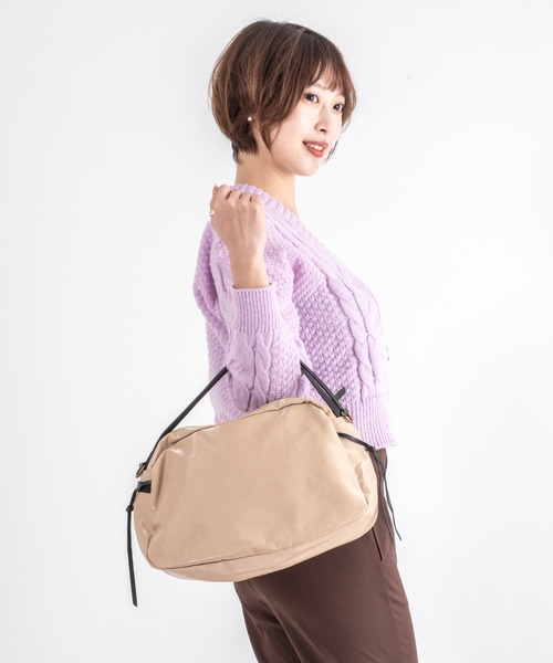 Jack Gomme（ジャックゴム）の「【JACK GOMME】ショルダーバッグ　LEBOWL Sac bowling（ショルダーバッグ・レディース・ブラック/アッシュブラウン・FREE）」の21枚目の写真