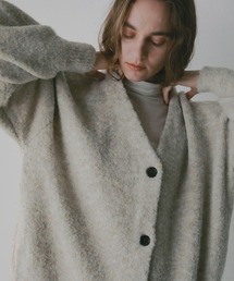 MIX BOUCLE KNIT CARDIGAN
