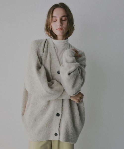 MANOF 、MIX BOUCLE KNIT CARDIGAN セール】MIX BOUCLE KNIT CARDIGAN（カーディガン/ボレロ）｜MANOF