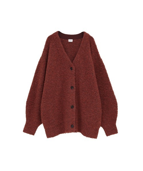 セール】MIX BOUCLE KNIT CARDIGAN（カーディガン/ボレロ）｜MANOF