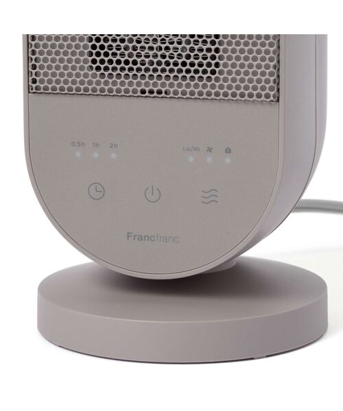 Francfranc（フランフラン）の「【速暖】ミニクイックヒーター グレージュ（生活家電・レディース・グレー・FREE）」の2枚目の写真