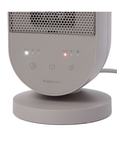 Francfranc（フランフラン）の「【速暖】ミニクイックヒーター グレージュ（生活家電・レディース・グレー・FREE）」の4枚目の写真