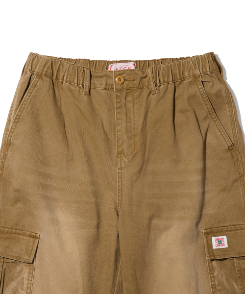 AECA（エイカ）の「VINTAGE WASHING CARGO WIDE PANTS-BROWN（その他パンツ・レディース・その他・SMALL/MEDIUM/LARGE）」の11枚目の写真
