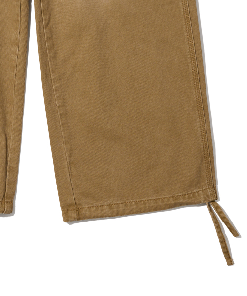 AECA（エイカ）の「VINTAGE WASHING CARGO WIDE PANTS-BROWN（その他パンツ・レディース・その他・SMALL/MEDIUM/LARGE）」の12枚目の写真