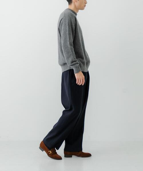 URBAN RESEARCH（アーバンリサーチ）の「new basic　DRY WOOL SLACKS PANTS（その他パンツ・メンズ・チェック/ネイビー・LARGE/MEDIUM/X-LARGE）」の6枚目の写真