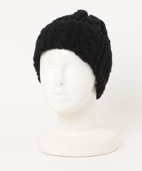 HIGHLAND 2000(ハイランドトゥーサウザンド)の「【HIGHLAND2000】ハイランド2000 イギリス製 ニットキャップ ケーブル BOBCAP ブリティッシュウール(ニットキャップ/ビーニー・レディース・クリーム/グレー/オートミール/ネイビー/ブラック/オリーブ・FREE)」の10枚目の写真