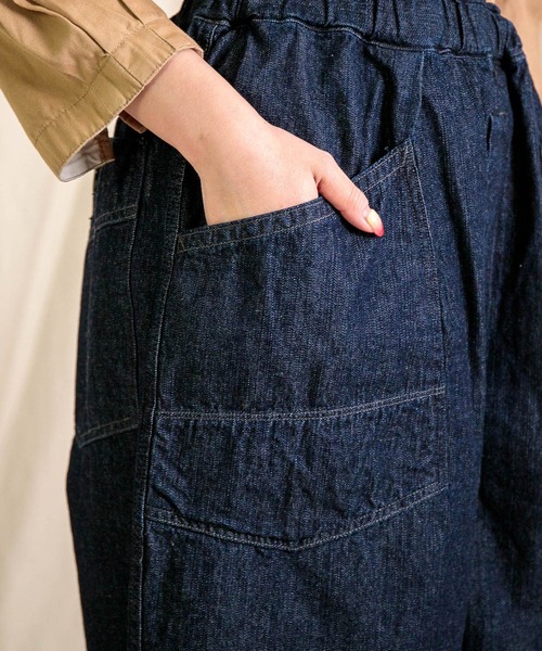 Brocante（ブロカント）の「[Brocante / ブロカント] ムラ糸10ozデニム デフォルメエペパンツ（デニムパンツ・レディース・ワンウォッシュ・2）」の14枚目の写真