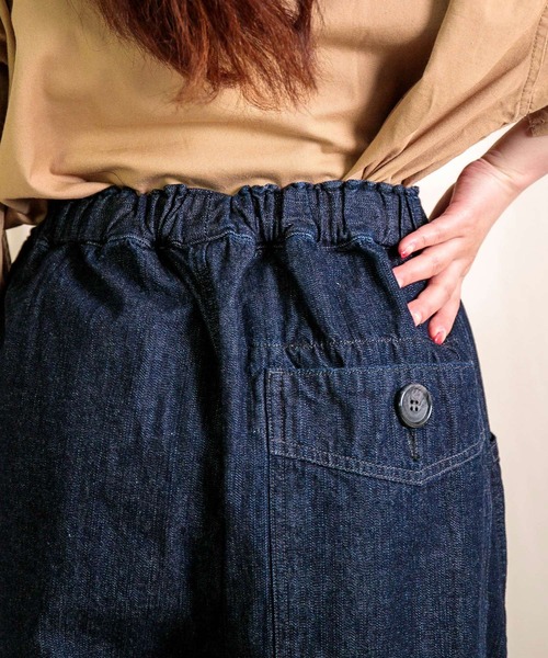 Brocante（ブロカント）の「[Brocante / ブロカント] ムラ糸10ozデニム デフォルメエペパンツ（デニムパンツ・レディース・ワンウォッシュ・2）」の15枚目の写真