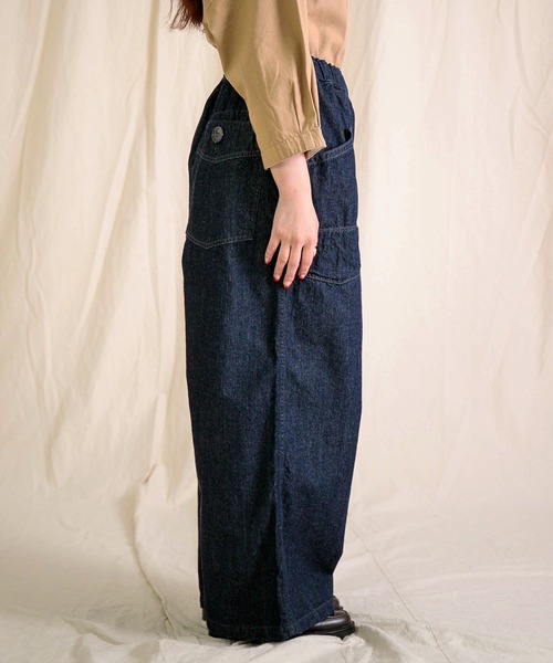 Brocante（ブロカント）の「[Brocante / ブロカント] ムラ糸10ozデニム デフォルメエペパンツ（デニムパンツ・レディース・ワンウォッシュ・2）」の10枚目の写真