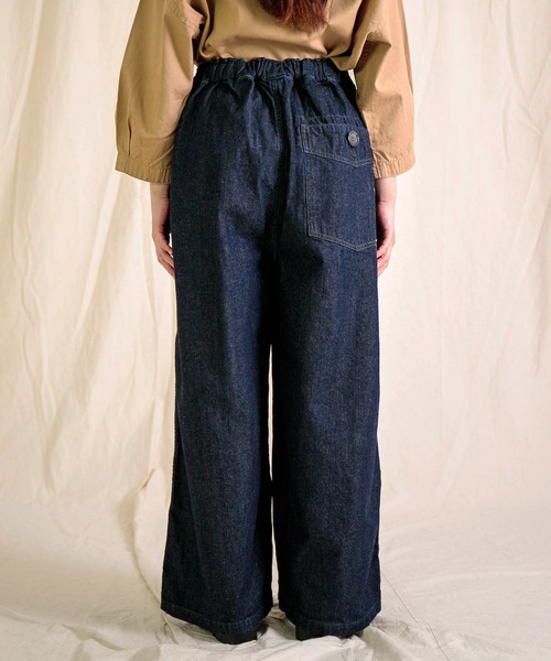 Brocante（ブロカント）の「[Brocante / ブロカント] ムラ糸10ozデニム デフォルメエペパンツ（デニムパンツ・レディース・ワンウォッシュ・2）」の11枚目の写真