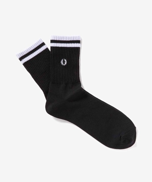 FRED PERRY(フレッドペリー)の「ZOZO限定ギフトセット/フレッドペリースウェット&ソックスセット(スウェット・メンズ・ベージュ/ブラック・S/M/L/XL)」の10枚目の写真