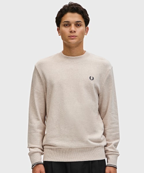 FRED PERRY(フレッドペリー)の「ZOZO限定ギフトセット/フレッドペリースウェット&ソックスセット(スウェット・メンズ・ベージュ/ブラック・S/M/L/XL)」の16枚目の写真