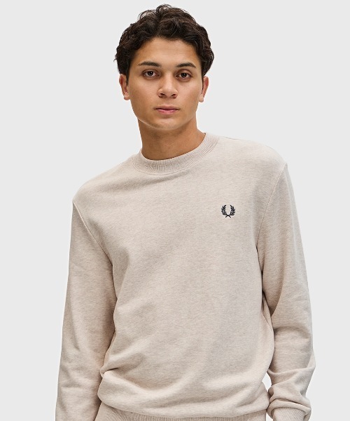 FRED PERRY(フレッドペリー)の「ZOZO限定ギフトセット/フレッドペリースウェット&ソックスセット(スウェット・メンズ・ベージュ/ブラック・S/M/L/XL)」の14枚目の写真