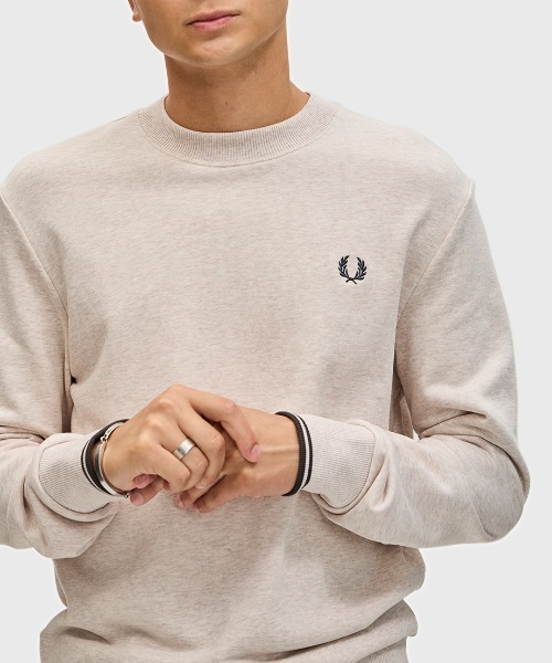 FRED PERRY(フレッドペリー)の「ZOZO限定ギフトセット/フレッドペリースウェット&ソックスセット(スウェット・メンズ・ベージュ/ブラック・S/M/L/XL)」の15枚目の写真