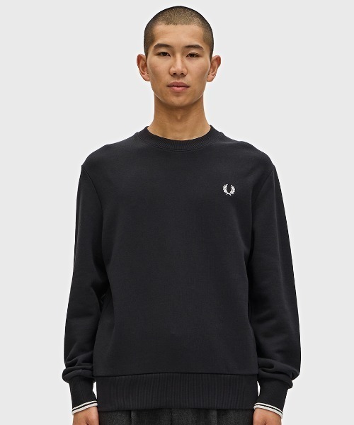 FRED PERRY(フレッドペリー)の「ZOZO限定ギフトセット/フレッドペリースウェット&ソックスセット(スウェット・メンズ・ベージュ/ブラック・S/M/L/XL)」の6枚目の写真
