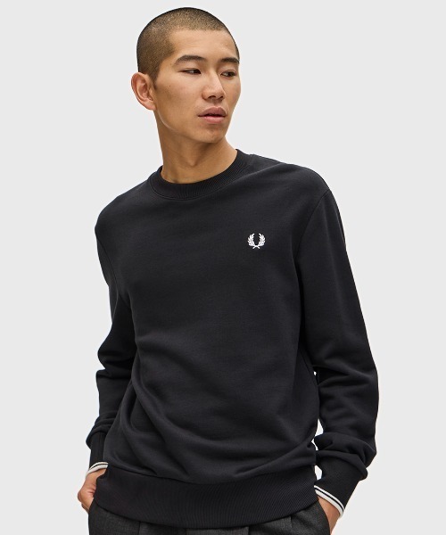 FRED PERRY(フレッドペリー)の「ZOZO限定ギフトセット/フレッドペリースウェット&ソックスセット(スウェット・メンズ・ベージュ/ブラック・S/M/L/XL)」の4枚目の写真