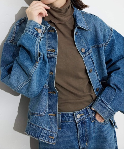 MILLER（ミラー）の「《追加2》miller/ミラー SLOBE別注 SHEER RIB タートルネック 【洗濯機使用可能】（Tシャツ/カットソー・レディース・レッド/ブラウン/ホワイト・FREE）」の2枚目の写真
