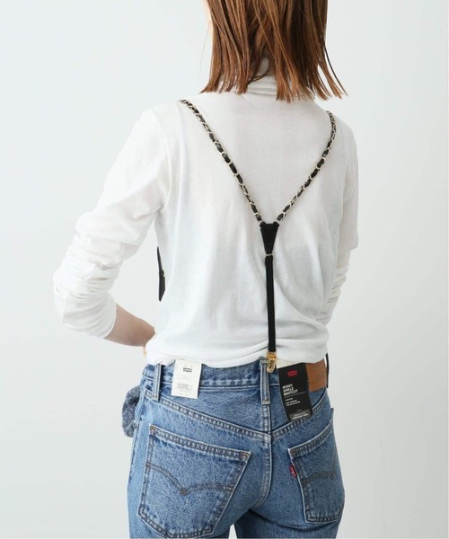 MILLER（ミラー）の「《追加2》miller/ミラー SLOBE別注 SHEER RIB タートルネック 【洗濯機使用可能】（Tシャツ/カットソー・レディース・レッド/ブラウン/ホワイト・FREE）」の8枚目の写真