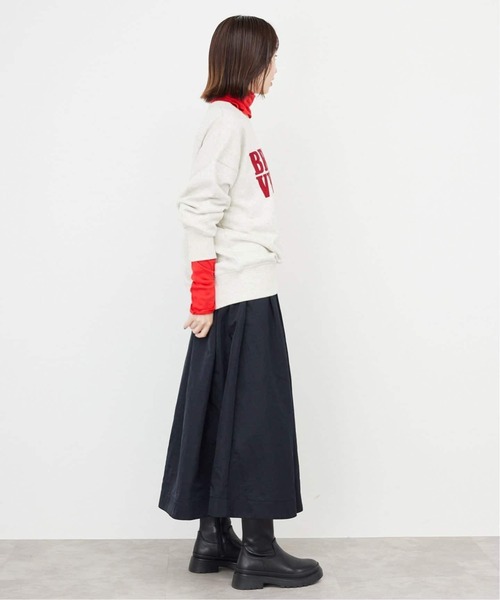 MILLER（ミラー）の「《追加2》miller/ミラー SLOBE別注 SHEER RIB タートルネック 【洗濯機使用可能】（Tシャツ/カットソー・レディース・レッド/ブラウン/ホワイト・FREE）」の13枚目の写真
