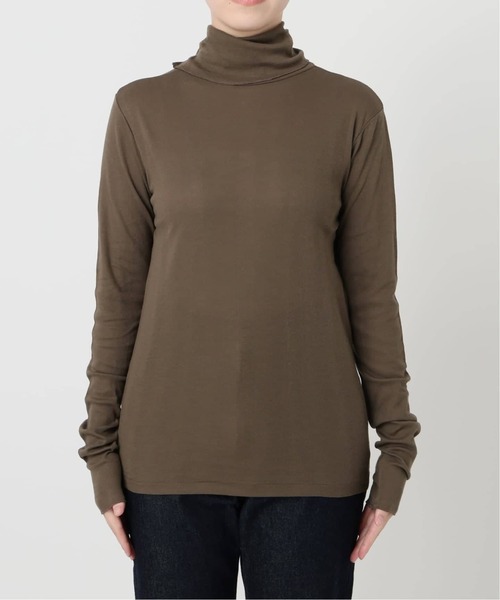 MILLER（ミラー）の「《追加2》miller/ミラー SLOBE別注 SHEER RIB タートルネック 【洗濯機使用可能】（Tシャツ/カットソー・レディース・レッド/ブラウン/ホワイト・FREE）」の21枚目の写真