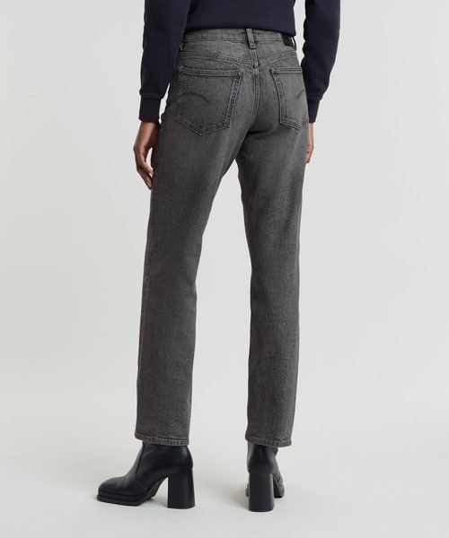 G-STAR（ジースター）の「VIKTORIA HIGH STRAIGHT JEANS/ハイウエストストレートジーンズ/L30（デニムパンツ・レディース・ブラック系その他・25inch/26inch/24inch）」の2枚目の写真