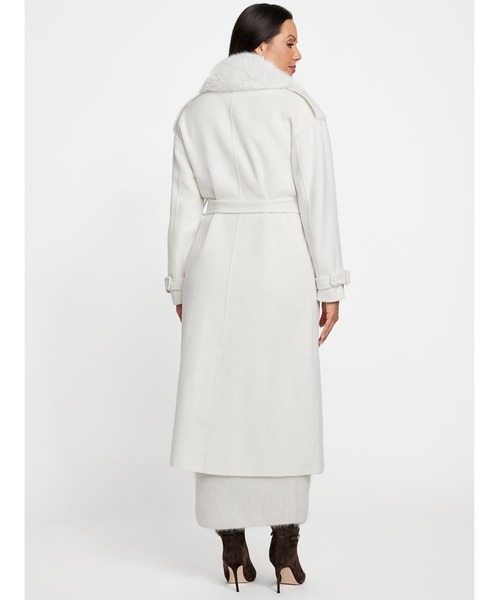 MARCIANO ELLA Double Breasted Coat ロングコート | GUESS(ゲス