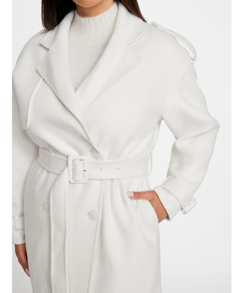 MARCIANO ELLA Double Breasted Coat ロングコート | GUESS(ゲス