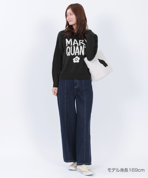 ペイントロゴニット プルオーバー（ニット/セーター）｜MARY QUANT