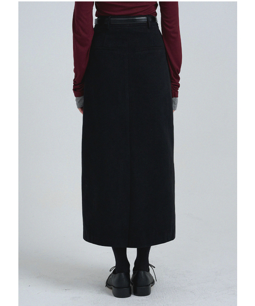 MICANE(ミケーネ)の「ジェイドロングスカート-ベルトセット(スカート・レディース・ブラック/アイボリー・SMALL/MEDIUM/LARGE/X-LARGE/XX-LARGE/X-SMALL)」の10枚目の写真