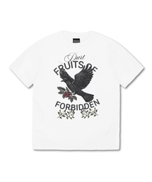 DURT（ ）の「SOUVENIR CROW HALF SLEEVE TEE (WHITE)（Tシャツ/カットソー）」