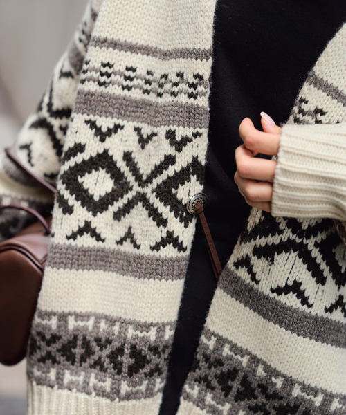 ≪追加≫ジャガードカーディガン 2（カーディガン/ボレロ）｜FRAMeWORK