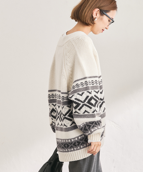 ≪追加≫ジャガードカーディガン 2（カーディガン/ボレロ）｜FRAMeWORK