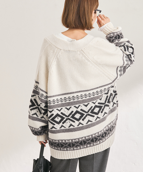 ≪追加≫ジャガードカーディガン 2（カーディガン/ボレロ）｜FRAMeWORK