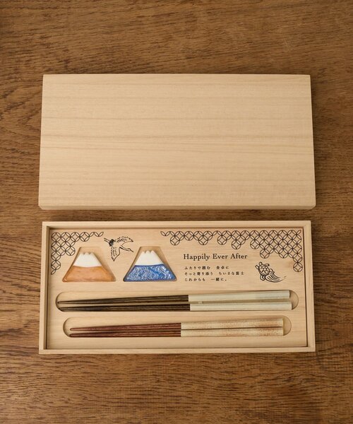 BIRTHDAY BAR（バースデイバー）の「夫婦箸＆富士箸置きセット（カトラリー・レディース・その他/ベージュ・0）」の10枚目の写真