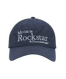 JOEGUSH（ジョーガッシュ）の「Rockstar cat Nylon cap (Navy)（キャップ）」