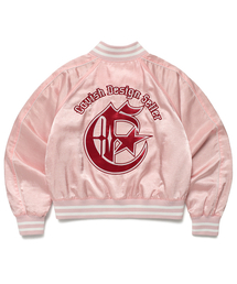 Cavish（カビシ）の「W SIDELINE BOMBER JACKET PINK(CV2ESFB963A)（その他アウター）」