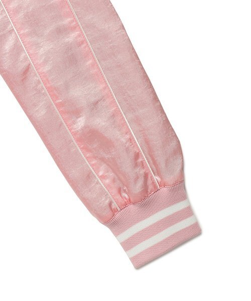 Cavish(カビシ)の「W SIDELINE BOMBER JACKET PINK(CV2ESFB963A)(その他アウター・レディース・ピンク・FREE)」の8枚目の写真