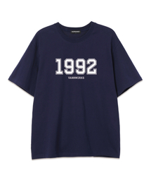 1992 オーバーサイズ 半袖Tシャツ (VS0099) ネイビー/ホワイト
