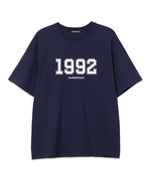 VANNWORKS(バンワークス)の「1992 オーバーサイズ 半袖Tシャツ (VS0099) ネイビー/ホワイト(Tシャツ/カットソー・レディース・その他・MEDIUM/SMALL/X-LARGE/XX-LARGE/LARGE)」の1枚目の写真