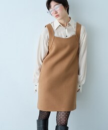CODE A（コードエー）の「wool mini dress（ワンピース）」