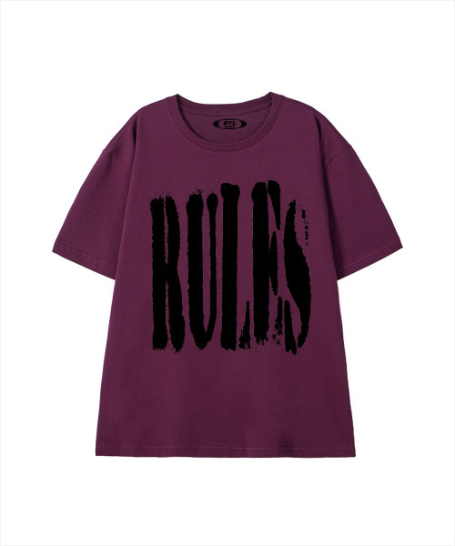 BY.L(バイエル)の「ルールズ 半袖Tシャツ ワイン(Tシャツ/カットソー・メンズ・その他・MEDIUM/LARGE/X-LARGE)」の1枚目の写真